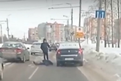 В Рязани на улице Зубковой Renault Logan сбил пешехода